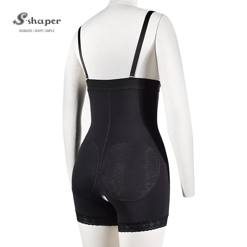 S-SHAPER Fajas Colombian Post Surgery Shapewear High Compression Bodysuit With zipper Support Fat Transfer Surgical Shapewear