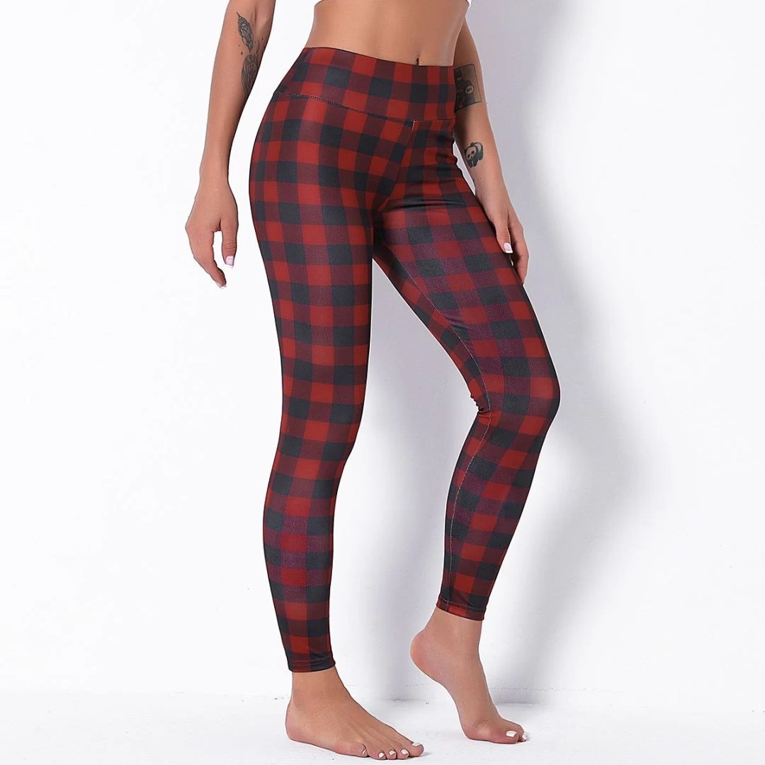S-SHAPER Seamless Yoga Leggings Manufacturer for Christmas Women Running High Waist Workout Trousers