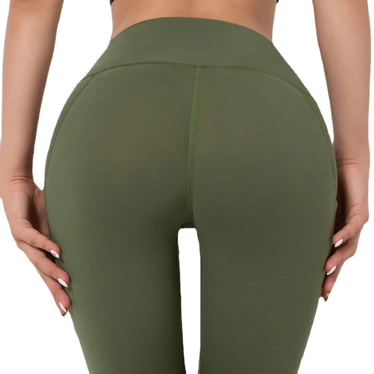 S-SHAPER Seamless Yoga Leggings for Women with Pockets High Waisted Tummy Control Women's Butt Lift Yoga Workout Leggings Running Pants