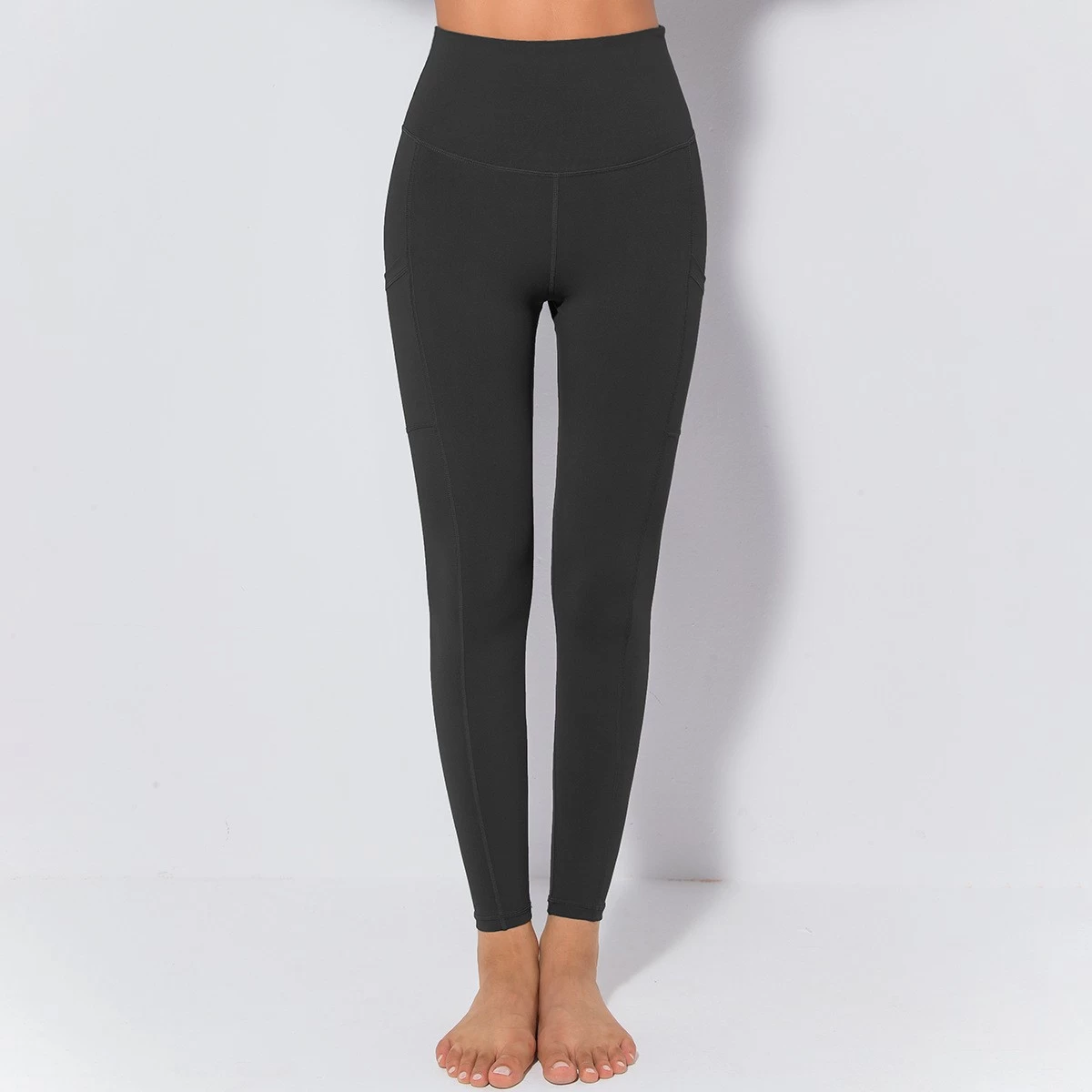 S-SHAPER desnudez Fitness Butt Lift Leggings para mujeres entrenamiento Yoga pantalones fruncidos botín cintura alta mallas sin costuras medias de compresión