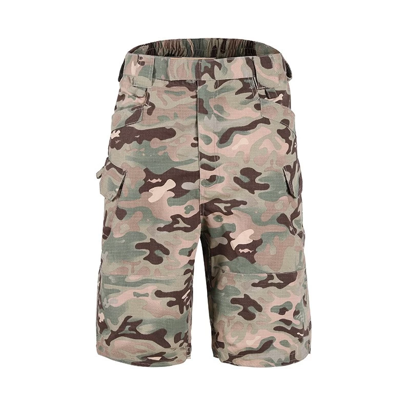 S-SHAPER Camo Cargo For Men Shorts Manufacturer Relaxed Fit Outdoor Cotton Twill Cargo Shorts