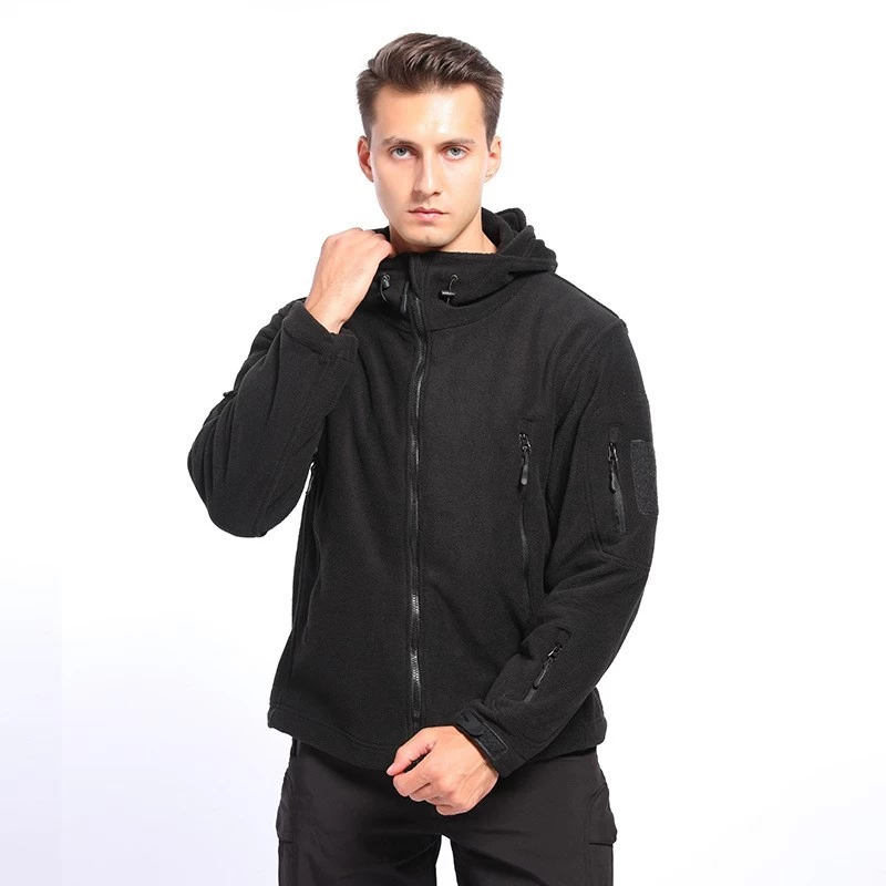 S-SHAPER Men's Full-Zip Soft Shell Winter Jacket Supplier, Waterproof Fleece Lined Athletic Jacket, Outdoor Sport Windproof Jackets