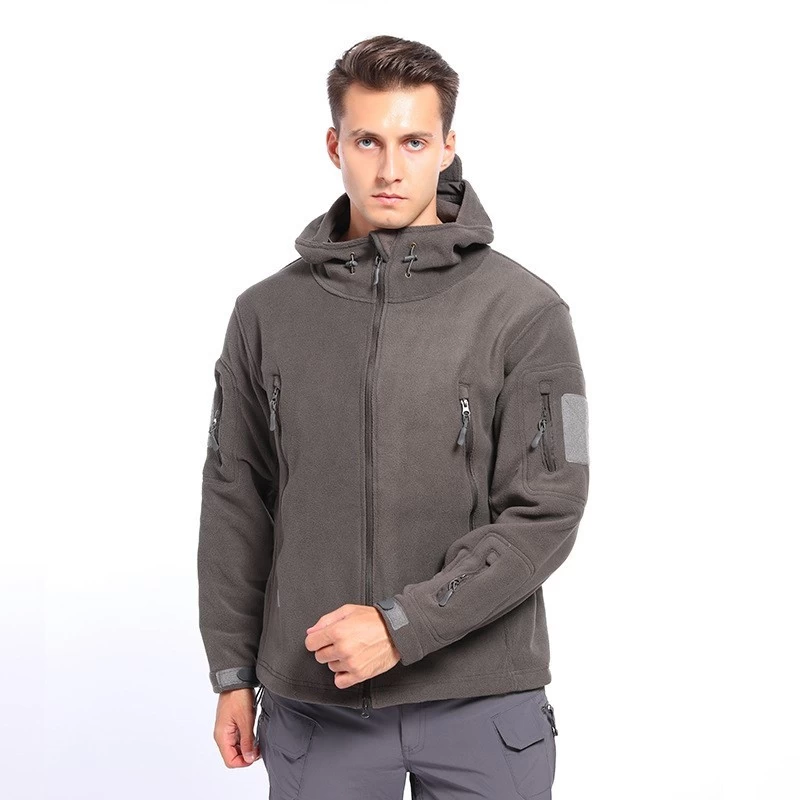 S-SHAPER Men's Full-Zip Soft Shell Winter Jacket Supplier, Waterproof Fleece Lined Athletic Jacket, Outdoor Sport Windproof Jackets