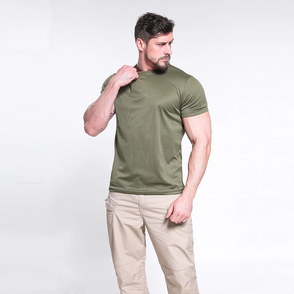 S-SHAPER Mens Camouflage Short Sleeve Athletic Shirts Tees Fitness Crewneck T-Shirts Manufacturer