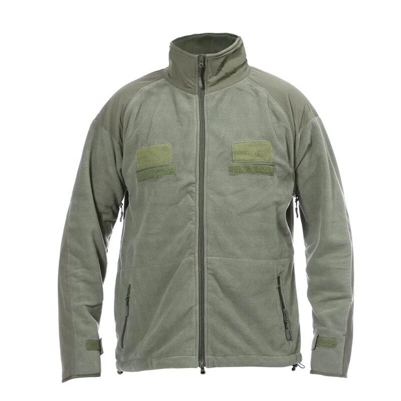 S-SHAPER Men's Stand -up Collar Full-Zip Fleece Jacket Soft Polar Winter Outdoor Coat with Pockets