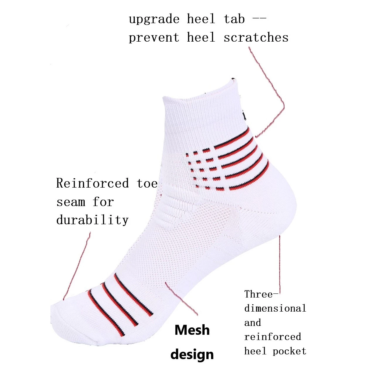 S-SHAPER Ankle Running Athletic Socks Low Cut Sports Tab Socks for Men and Women Manufacturer