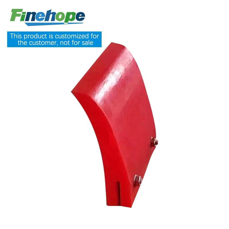 China Finehope Customized Polyurethane Cleaner Cleans Specially-made Primary Pu Scraper Conveyor Belt Head Pulley Scraper C manufacturer