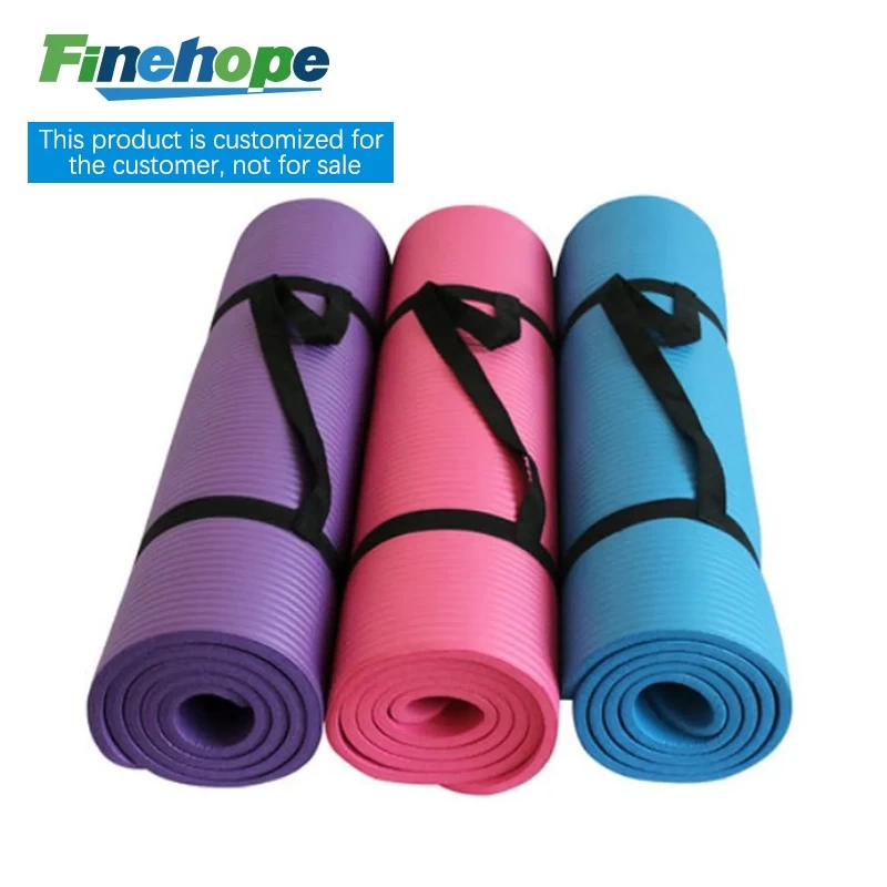 China Eco Friendly Personalized Premium Wholesale Polyurethane Waterproof Fitness Custom PU Rubber Alignment Yoga Mats 10mm producer manufacturer