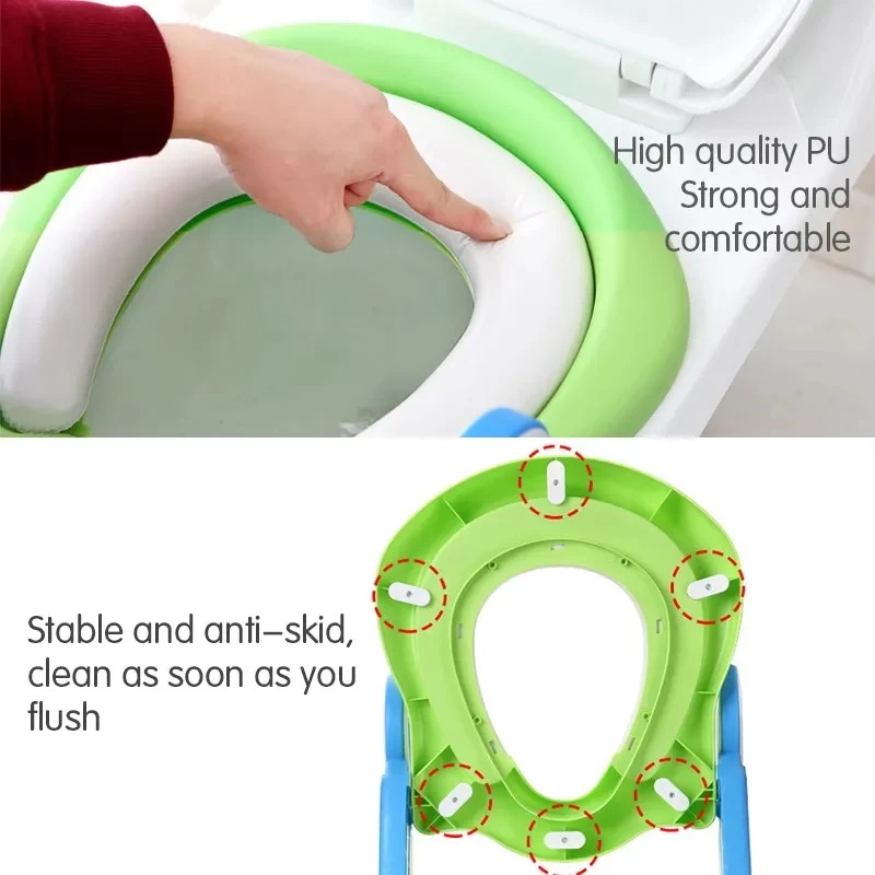 Foldable Potty Training Seat,portable Toddler Kids Toilet Baby Potty Training Seat Cushioned producer