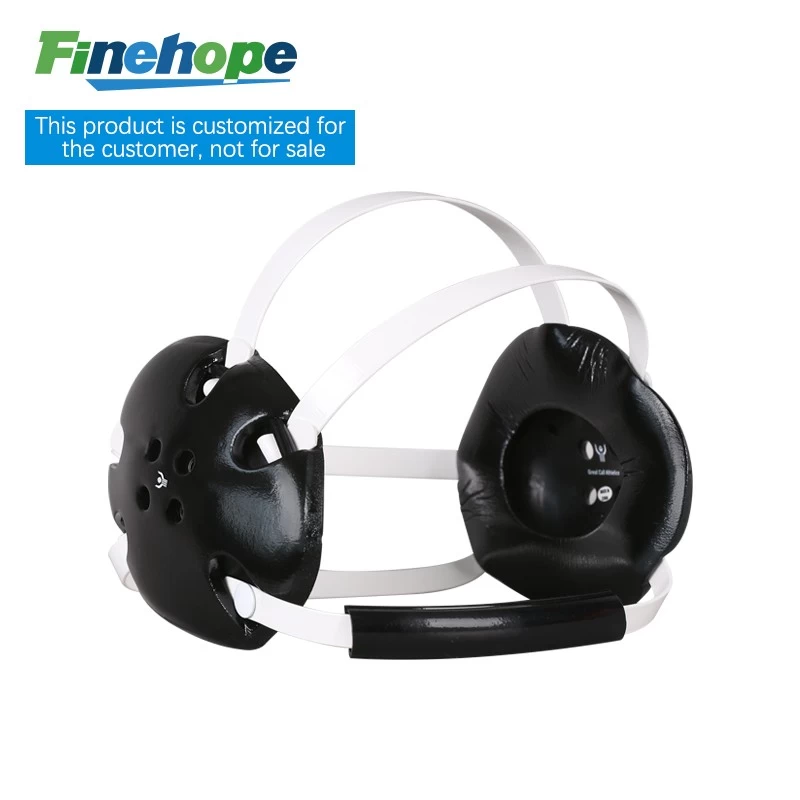 Finehope Pu boxe couvre-chef équipement équipement cuir boxe sécurité protéger casque fabrique équipement de boxe casque de protection de la tête