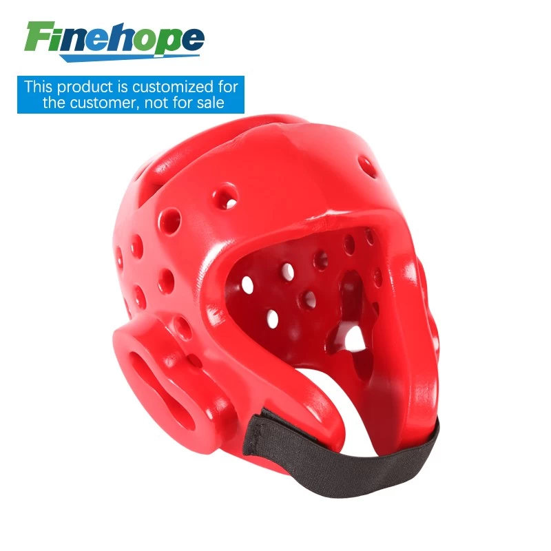 China Finehope Fighting Training Leather Kickboxing Boxing Headgear Sparring Red Vintage Helmet Custom Headgear Mexican Boxe Headgear manufacturer