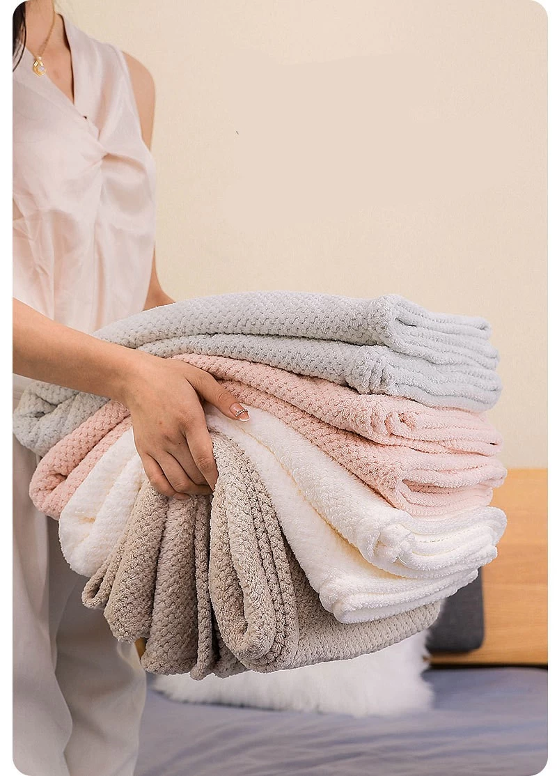 Large Bath Towel/face Towel, Coral Velvet Face Towel, Soft