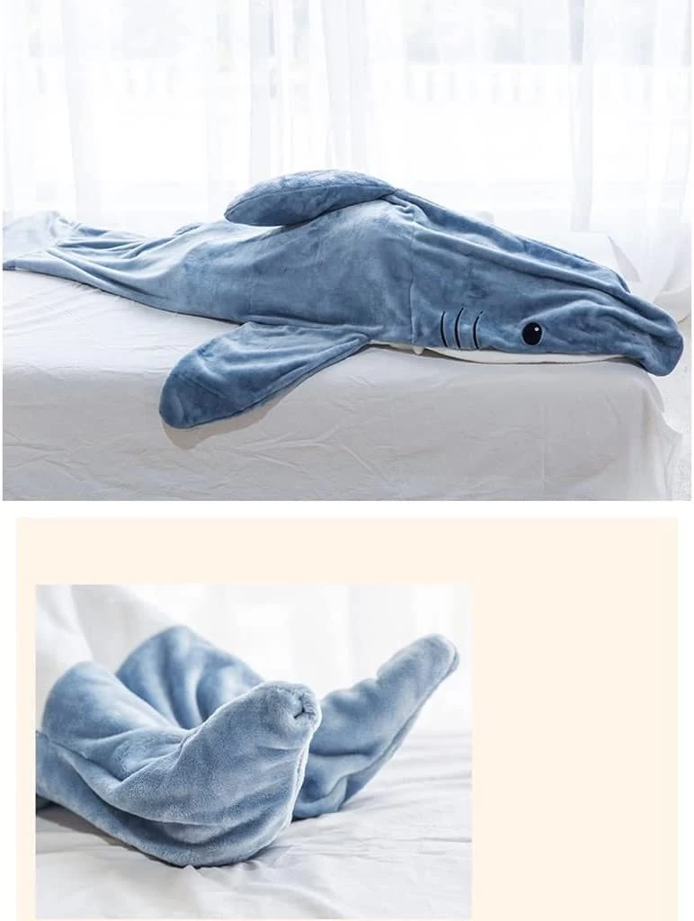 Shark Blanket, Manta de Tiburón, Wearable Shark Blanket, Manta de