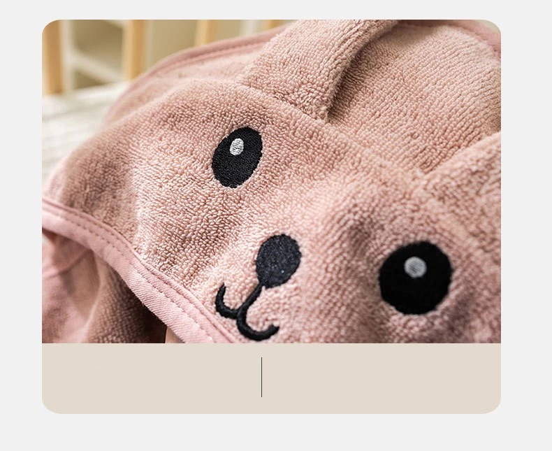 Cina Negozio online di fornitura di asciugamani da bagno per bambini in  cotone 100% di alta qualità Negozio online Asciugamano da bagno con  cappuccio per bambini con orecchie di animali Coperta per