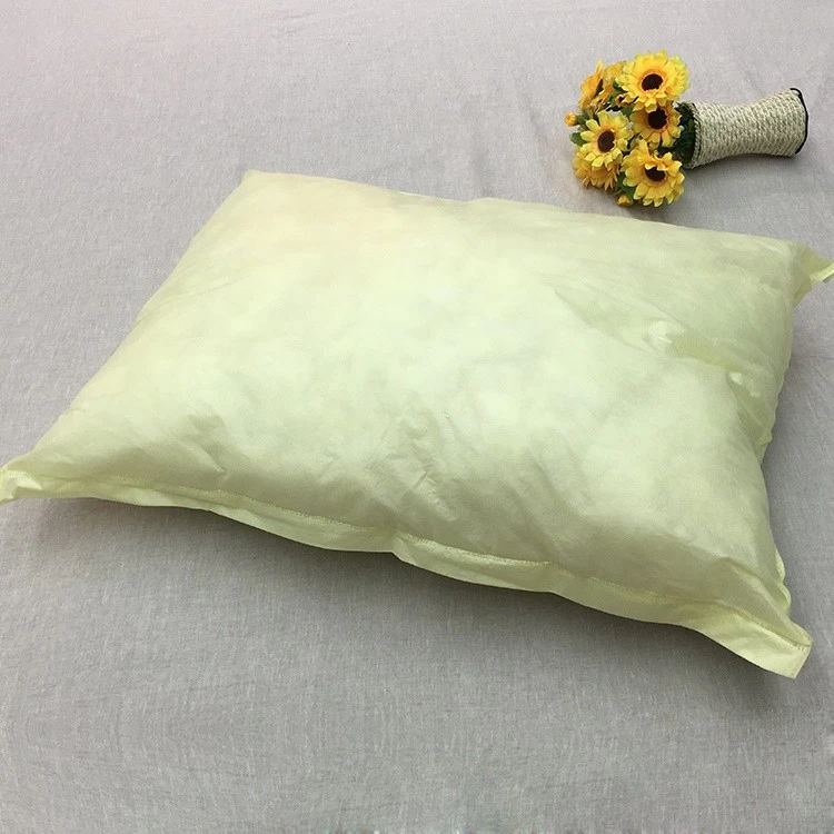 도매 부드러운 두꺼운 휴대용 일회용 베개 커버 의료 비 짠 베개 제조 업체