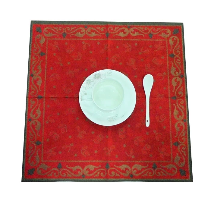 Disposable Napkins Linen Feel Party Airlaid Cutlery Pocket Napkin China Airlaid Napkin Manufacturer