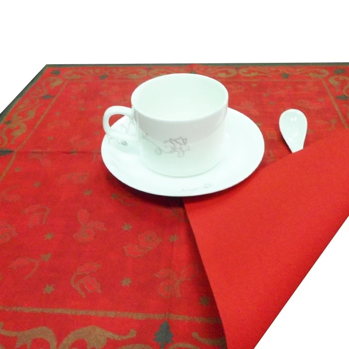 彩色气流成网餐巾定制餐巾纸用于餐厅气流成网餐巾供应商