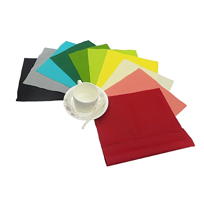China Linen-Feel Paper Napkins Supplier Restaurant Table Tissue Airlaid Custom Disposable Paper Napkin manufacturer