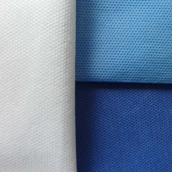 China Medical SMMMS Fabric Factory Custom Sterile Surgical Gowns Raw Material Hospital Non Woven Fabric manufacturer