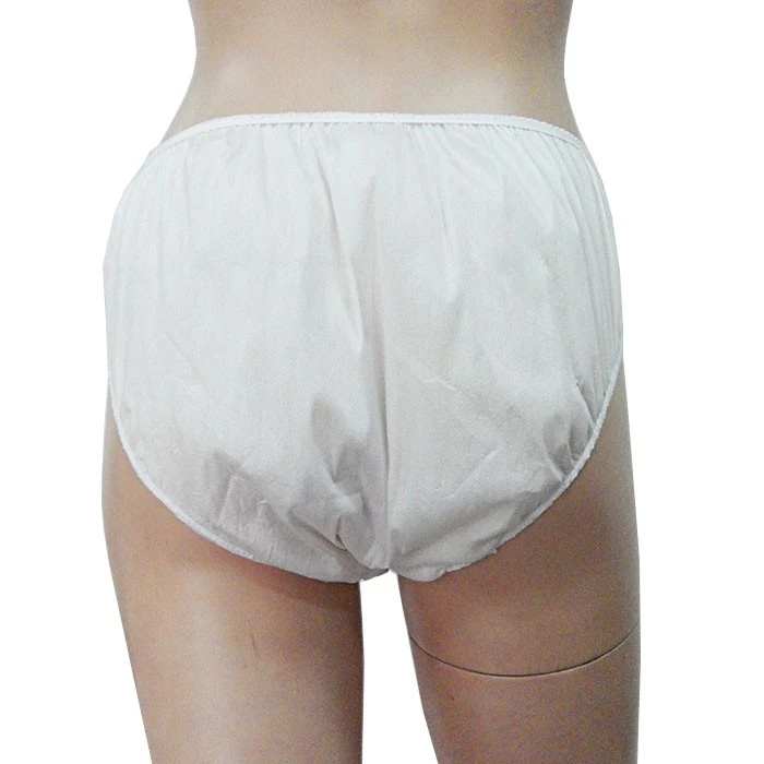 China China Disposable Briefs Supplier Non-Woven Ladies Comfortable Disposable Underwear Massage Panties manufacturer
