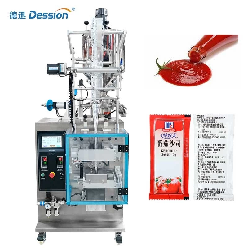 China High-speed automatic multi-function tomato sauce liquid sachet packaging machine manufacturer