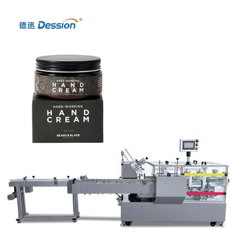 China automatic hand cream cartoning machine factory manufacturer