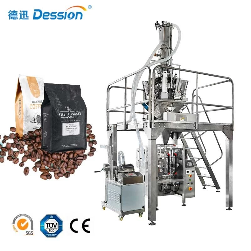 Китай Многофункциональная упаковочная машина для жареных кофейных зерен, фабрика в Китае производителя