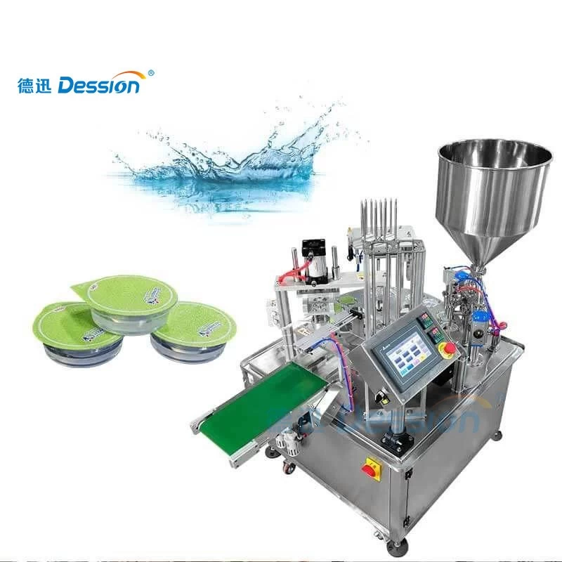 China High-Speed Rotary Cup Filling and Sealing Machine for Food manufacturer