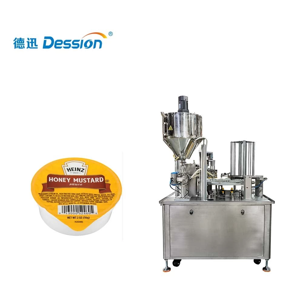 Chine Machine de garniture de sauce tomate rotative - peut remplir en douceur la sauce contenant des graines sans colmatage fabricant