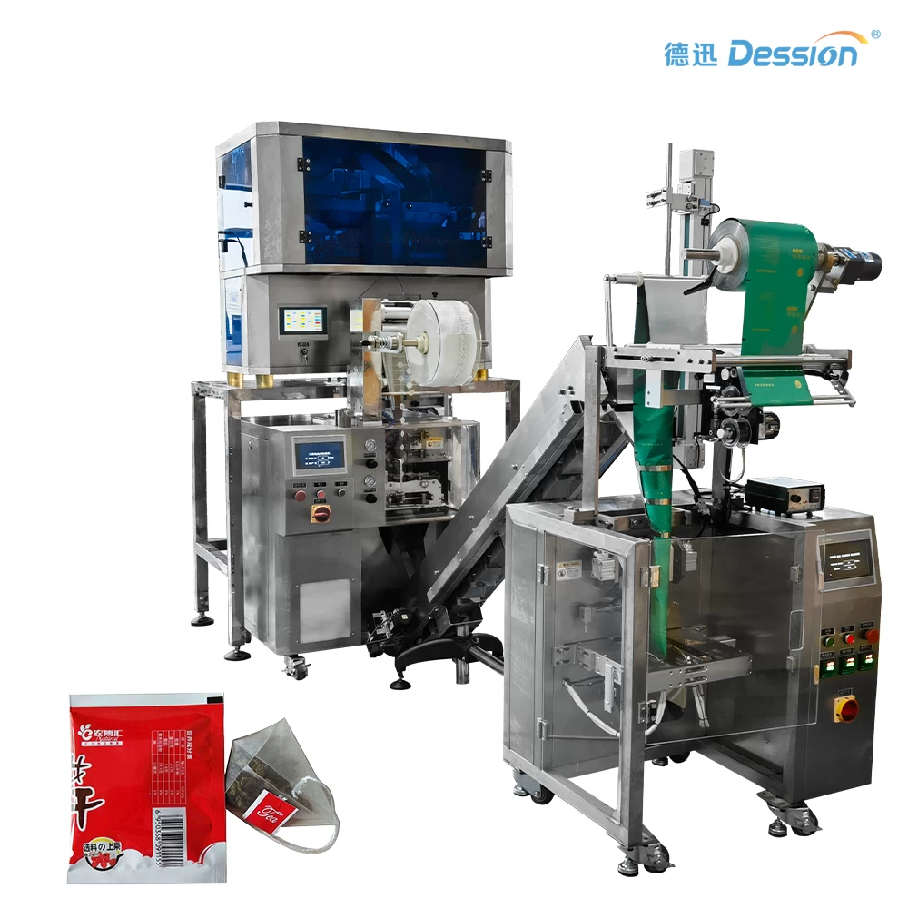 China Tailor-made for high-end tea: Fully automatic nylon double-pouch packaging machine manufacturer