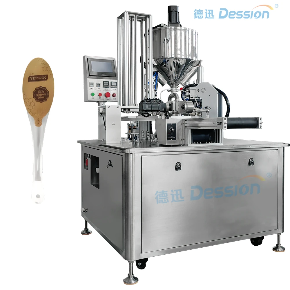 China Automatic honey spoon filling machine - one-button operation, saving time and effort manufacturer