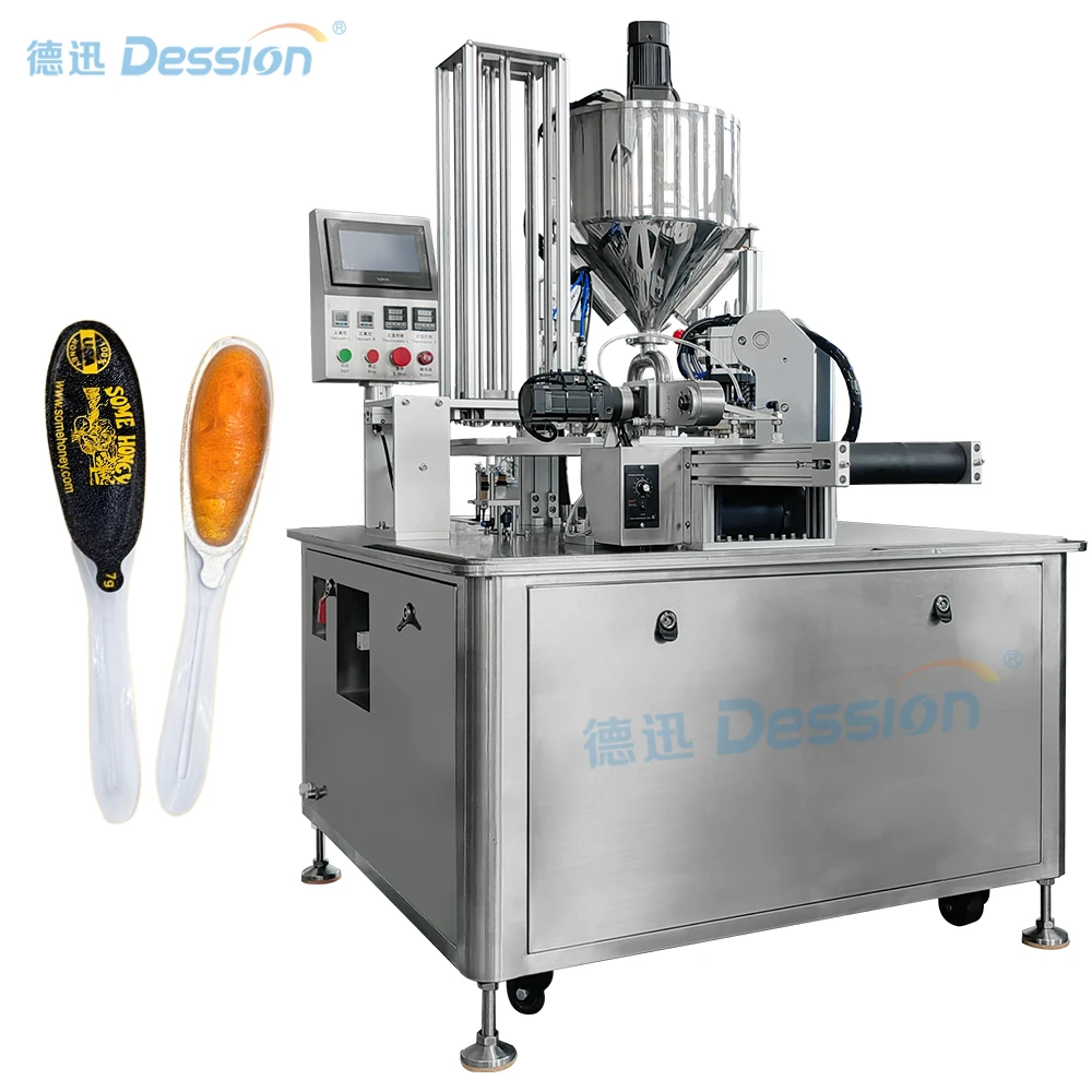 China High-efficiency rotary table filling machine - honey spoon synchronous completion manufacturer
