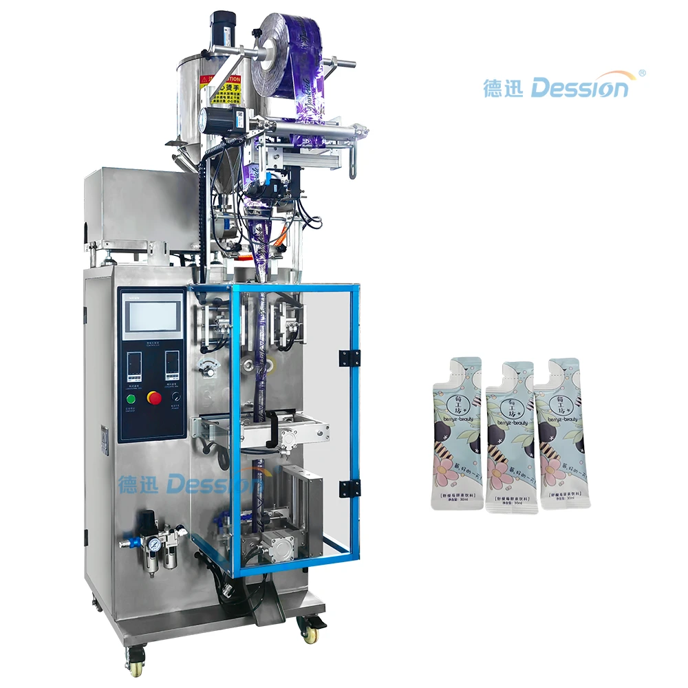 China Kleine verticale verpakkingsmachine voor vloeibare dranken, druivendrank, Chinese leverancier fabrikant