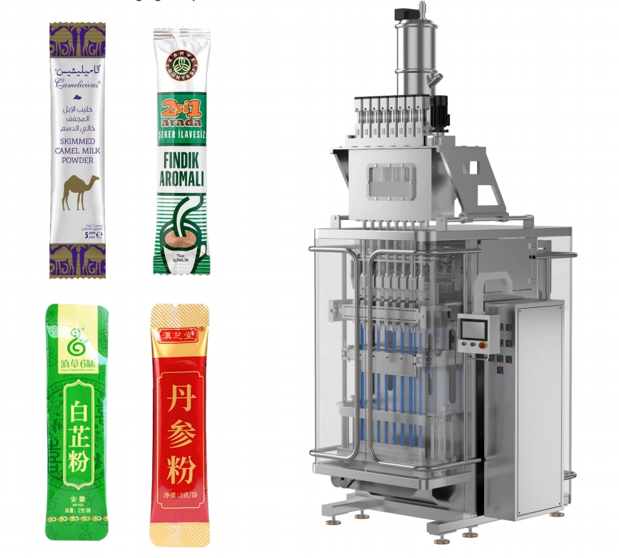 China Automatic Multi-Lane Filling Sealing Packaging Machine Coffee Powder Stick Pack Chinese Factory manufacturer