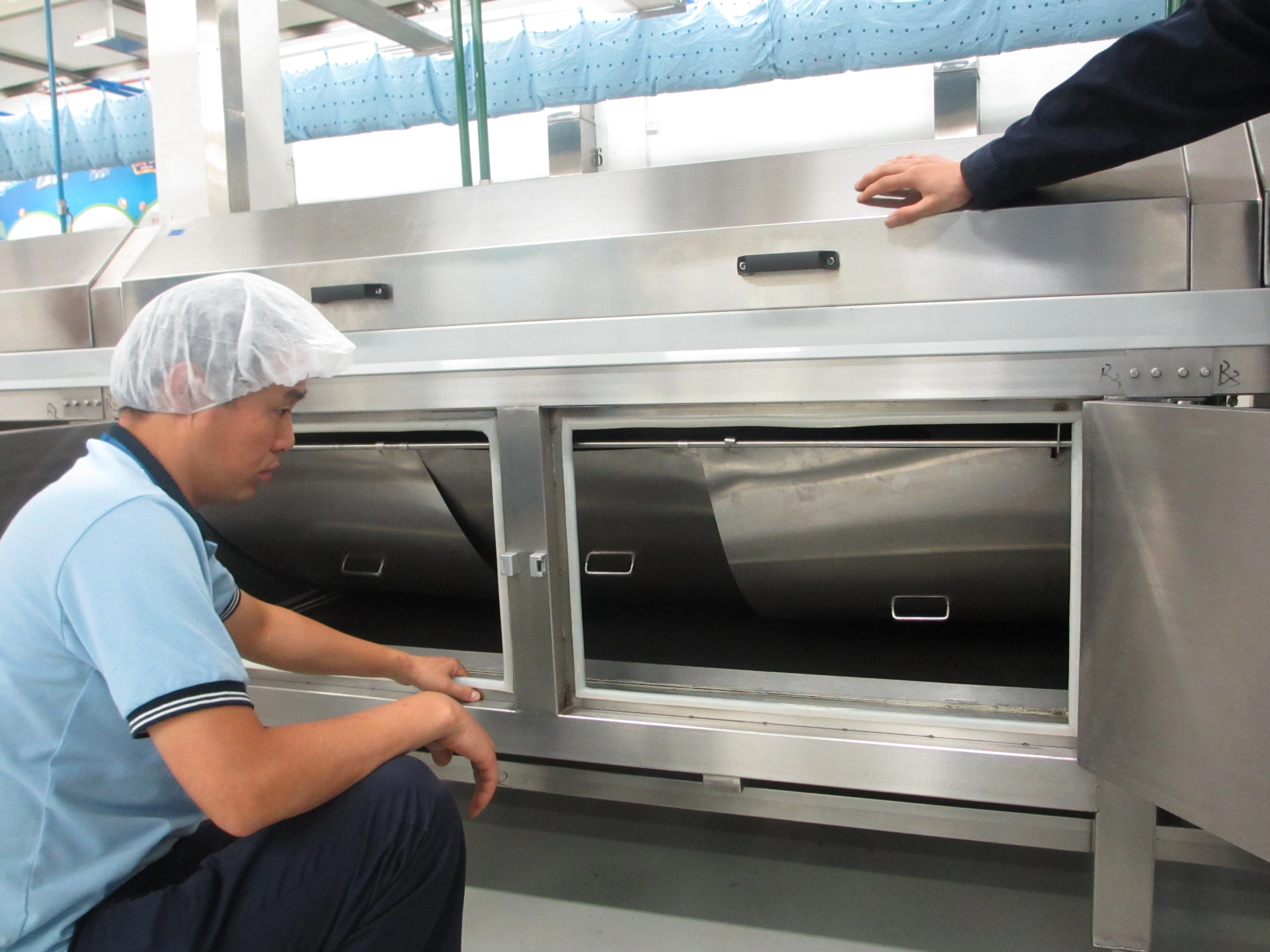 Fabricant de tunnels de refroidissement pour la transformation des aliments