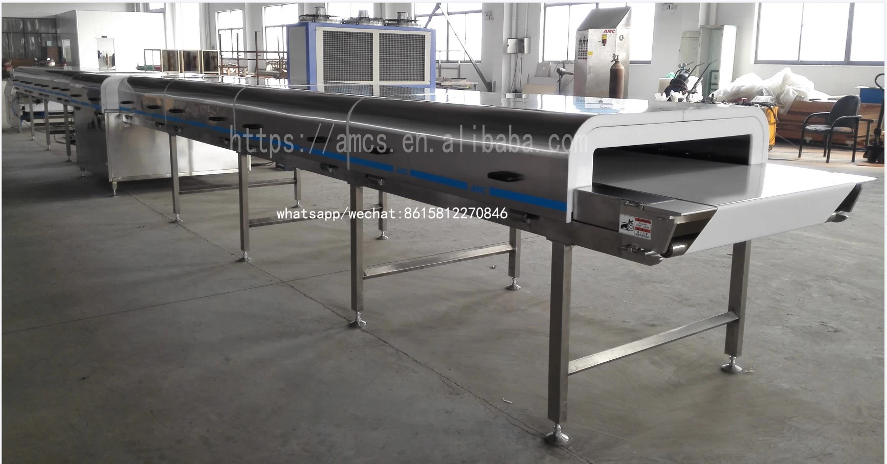 Stainless Steel Cooling Tunnel Conveyor Belt