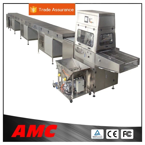 China AMC High Quality Stainless Steel Chocolate ,Wafer, Biscuit , Doughnuts,Candy,Cooling Tunnel Machine manufacturer