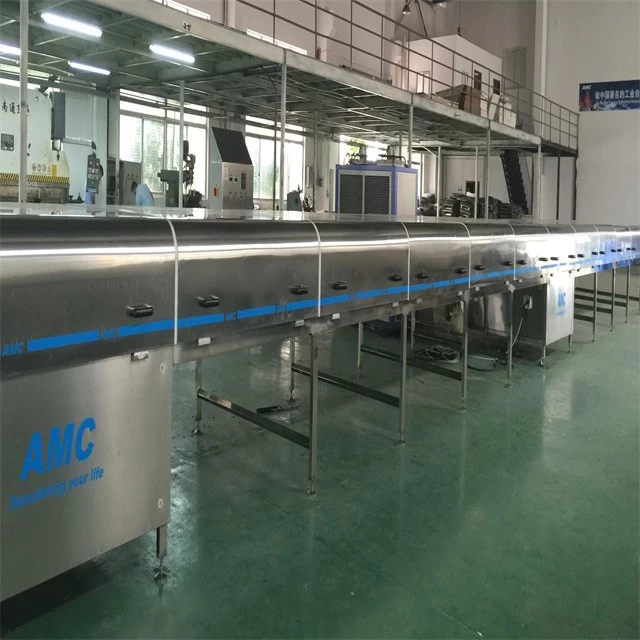 AMC Stainless Steel Touch Screen Chocolate Snack Biscuits Cooling Tunnel Machine