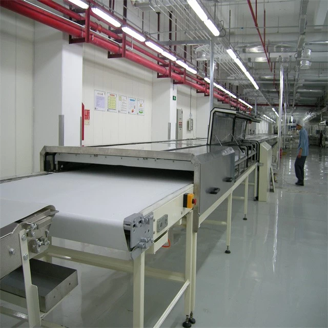 China Manufacturer Cost Saving Wafer Chocolate Biscuit Full Automatic Cooling Tunnel Machine