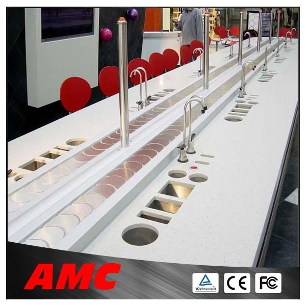 AMC best sell easy operation rubber framework food grade sushi conveyor belt