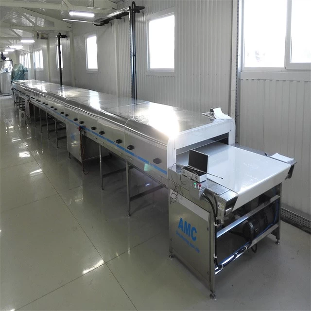 High effect stainless steel factory price chocolate cooling tunnel