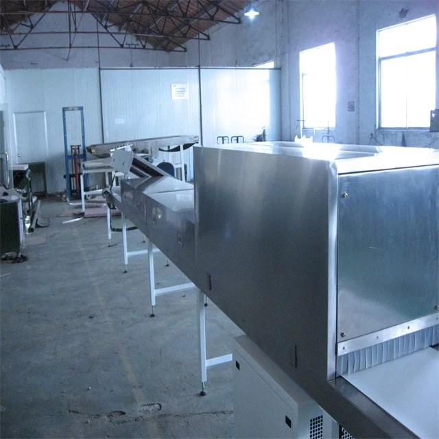 Newest design high quality stainless steel biscuit and bread PU conveyor cooling tunnel