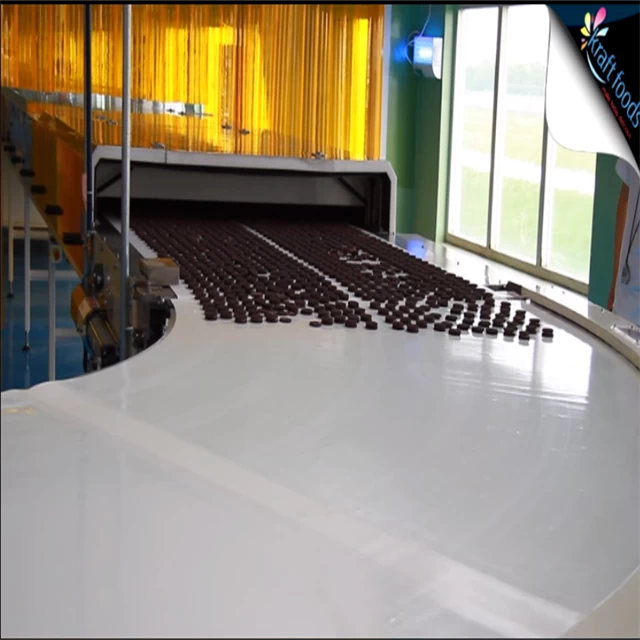 AMC newest designed food industry chocolate cooling tunnel with chillers