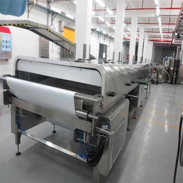 China supplier newly improved version chocolate enrober machine cooling tunnel