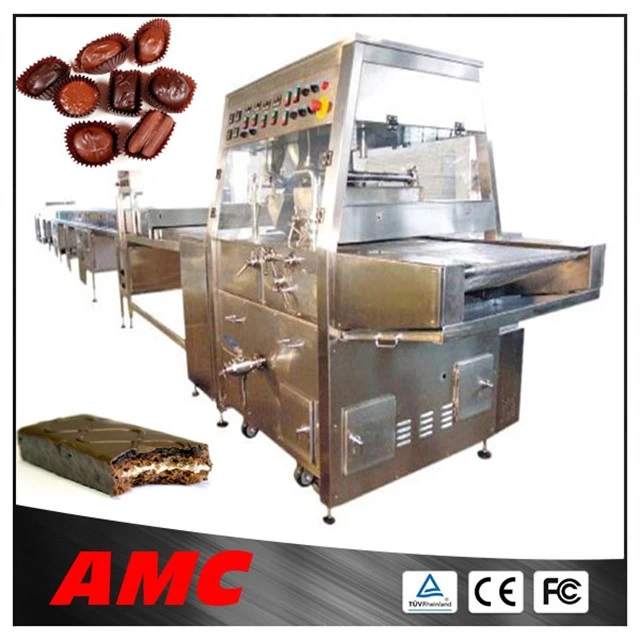 China High effect energy saving easy operation chocolate enrobing and coating machine manufacturer