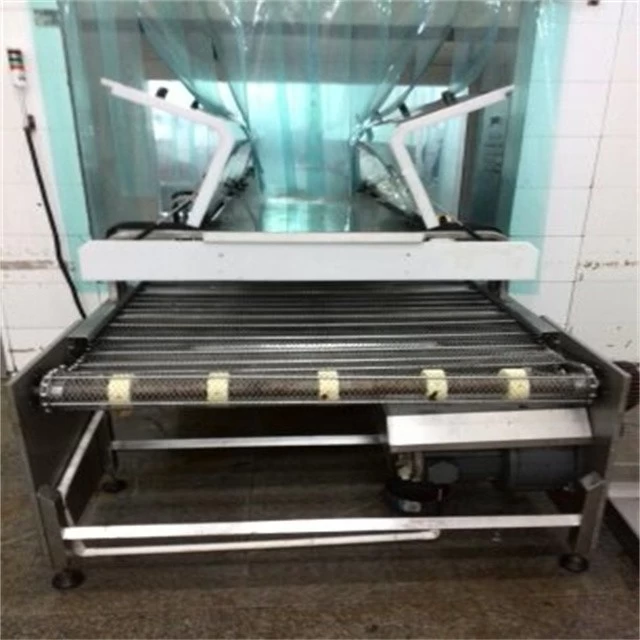 China AMC Hot sale cost saving stainless steel full-automatic chocolate candy enrobing machine manufacturer