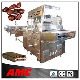 China Customized high capacity stainless steel chocolate enrobing/coating machine manufacturer