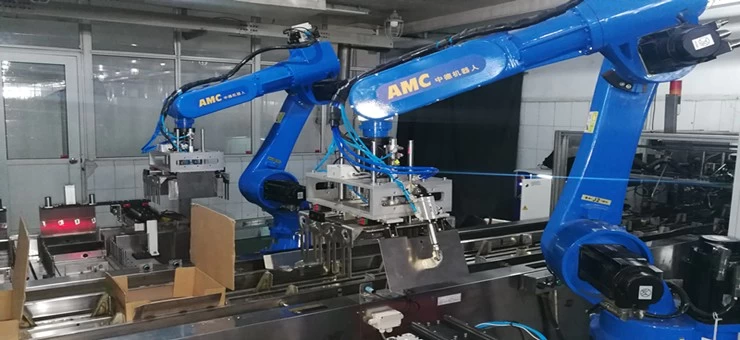 AMC robot assembly and packing system