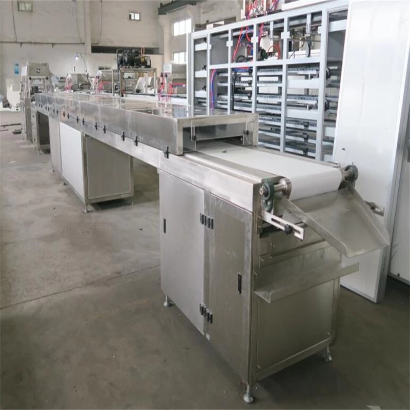 China Hot sale low price industrial processing multifunctional chocolate candy and bread cooling tunnel manufacturer