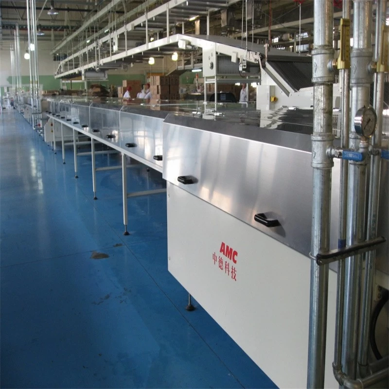 China AMC best selling good performance full-automatic chocolate snack food cooling tunnel manufacturer